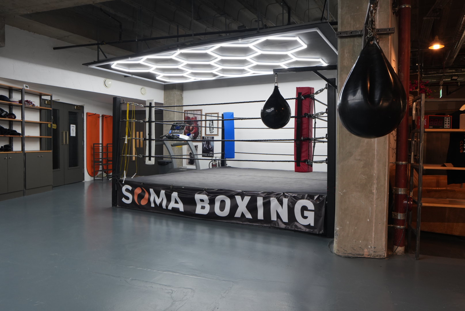 Boxing circuit bag-work training at Soma Club Durham
